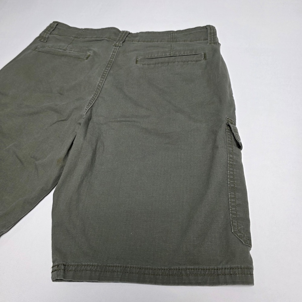 Wrangler Cargo‎ Shorts Mens 32 Olive Green Relaxed Fit Utility Pockets 112336221